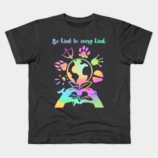 Be kind to every kind- rainbow Kids T-Shirt